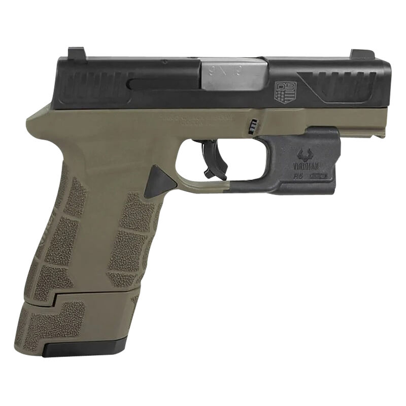 Handguns Diamondback Firearms 3.50" 9mm DIA DB0301P061  9MM SUBCMP    3.5 17R  LS/HLST FDE